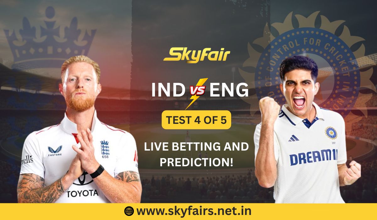 Read more about the article India vs England Test 4 of 5 – Live Betting and Prediction
